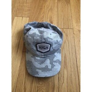 Imperial Golf Hat - AJGA One Size Snapback Gray Distressed Look